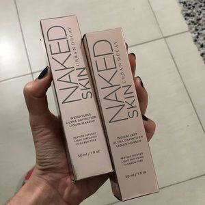 2 Brand New UD Naked Skin Foundations